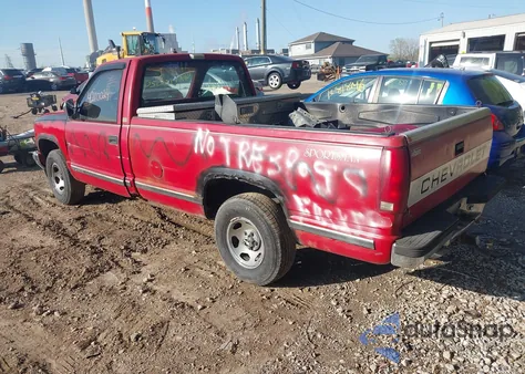1988 Chevrolet Gmt-400 C1500 из США, поврежденный, VIN 2GCDC14K8J1127210